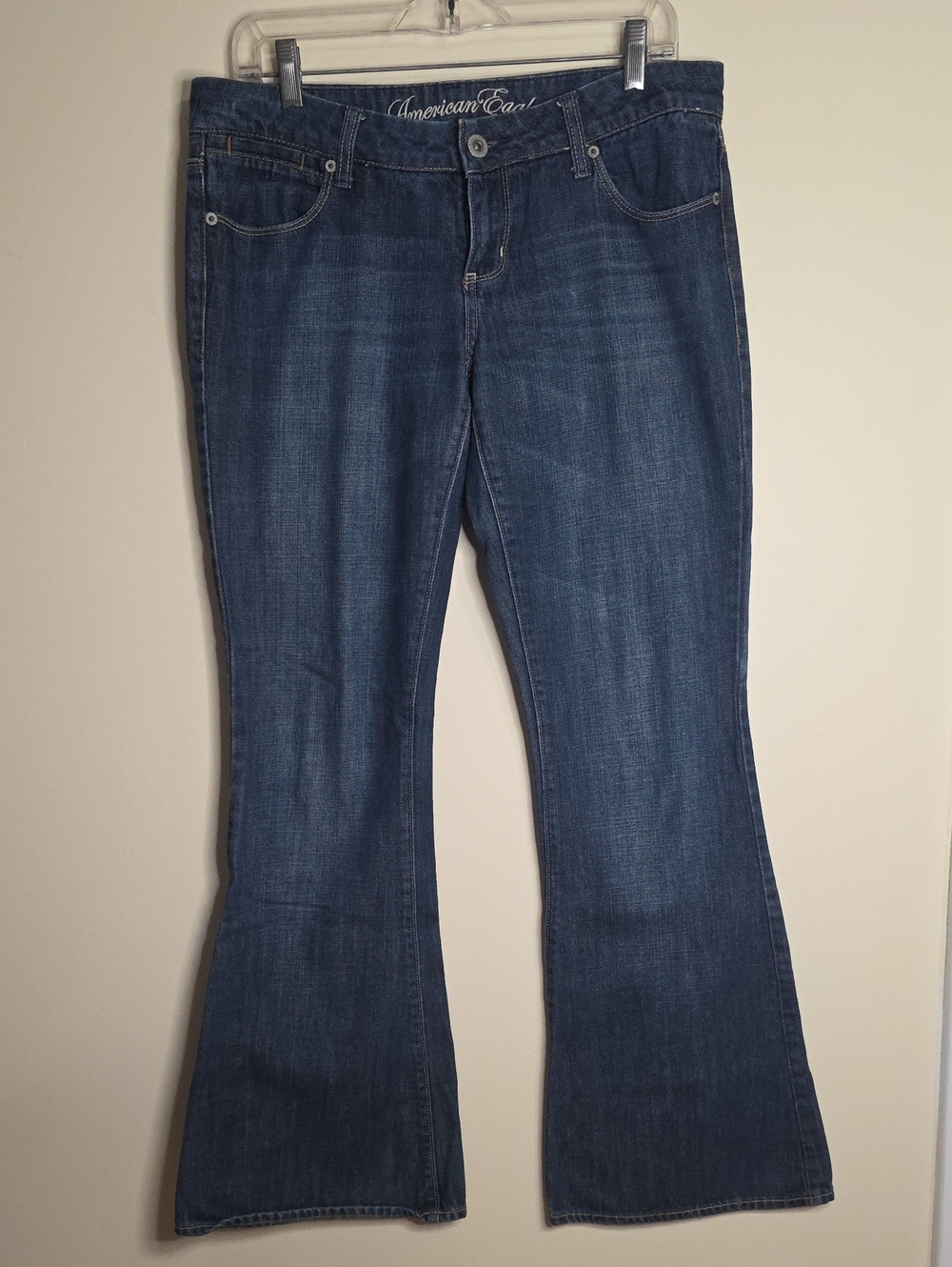 American Eagle Outfitters Blue Real Flare Jeans